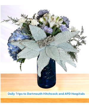 Snowflake Sparkle Vase Arrangement