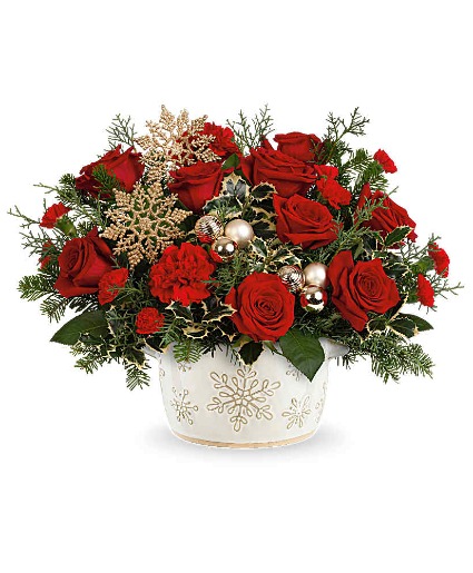 Snowflake Symphony Centerpiece 