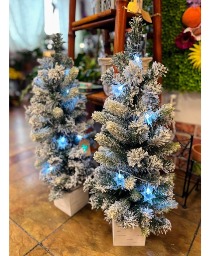 Snowflock Lighted Tree Christmas Gift
