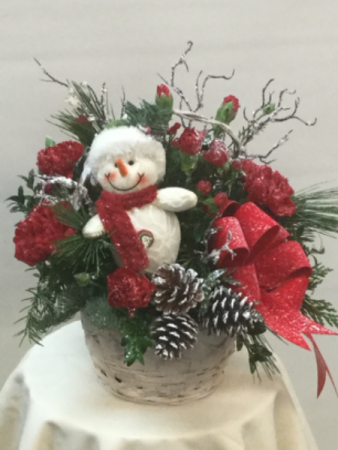 Snowman Basket
