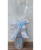 Snowman Bath Set Gift Basket