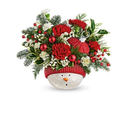 Snowman’s Ornament Bouquet Christmas