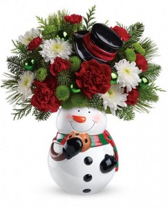 Snowman Cookie Jar in Wickliffe, OH | WICKLIFFE FLOWER BARN Snowman Cookie Jar in Wickliffe, OH | WICKLIFFE FLOWER BARN