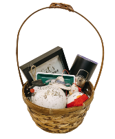 Snowman Holiday Basket Gift Basket