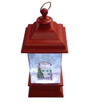 Snowman Lightup Snow Globe