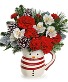 Snowman Mug Arrangement  