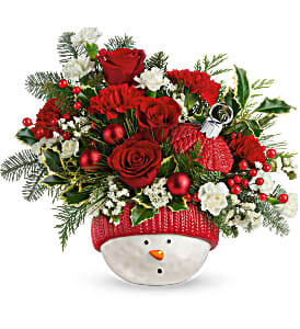 Snowman Ornament Arrangement