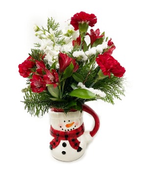 Happy Snowman Pitcher 