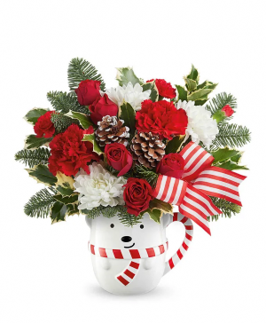 Snowman vase Fresh flowers cuts/ similar containers 