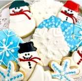 Snowy Day Sugar Cookies fresh from the bakery