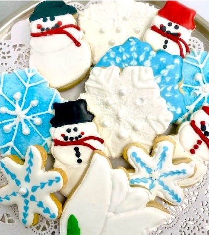 Snowy Day Sugar Cookies fresh from the bakery