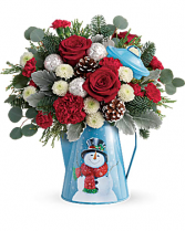 Snowy Daydreams Bouquet Christmas arrangement