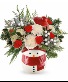 Snowy Delight Snowman Arrangement  