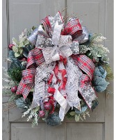 Buckeye Bliss artificial wreath