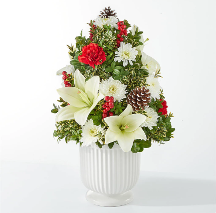 ​Snowy Evergreen Delight Vase