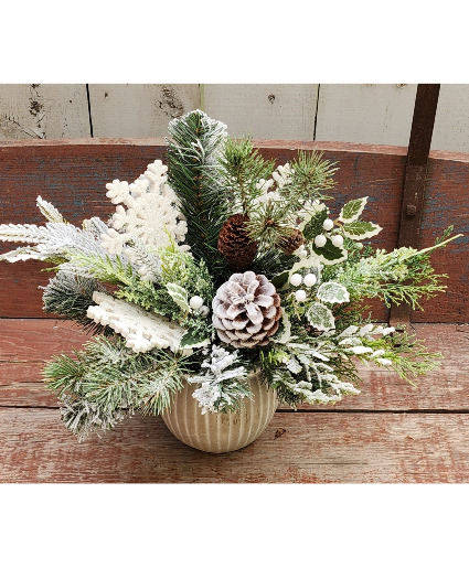 Snowy Morning Permanent Arrangement 