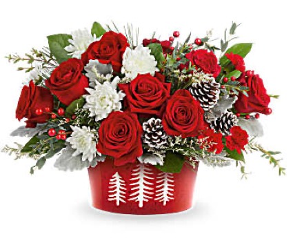 Snowy Pines Centerpiece 