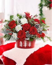 Snowy Pines Centerpiece Christmas