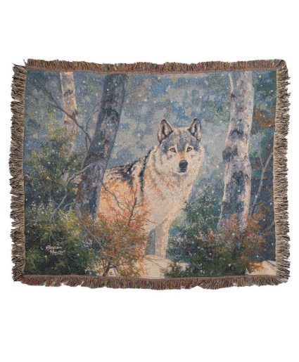 Snowy Silence Sympathy Throw