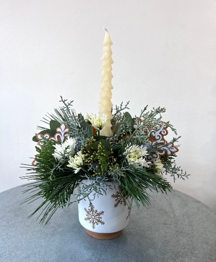 Snowy Tree Centerpiece 