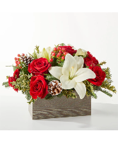 Snowy Wonderland Bouquet fresh holiday flowers