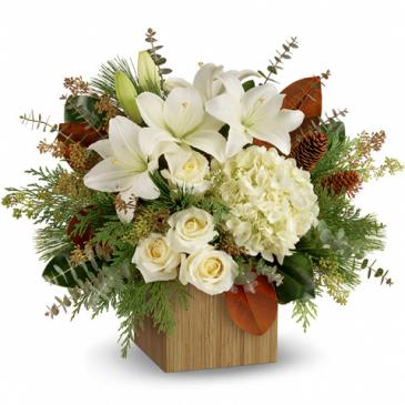 Snowy Woods Holiday Bouquet