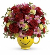 So Happy You're Mine fresh keepsake arrangement