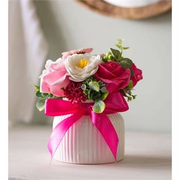 Soap Flower in Decor Vase Giftware