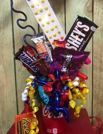 Soda Pop Chocolate Candy Bouquet Gift