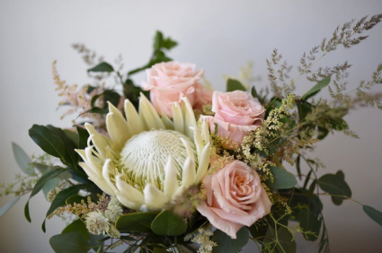 Soft and Creamy Handtied Bridal Bouquet