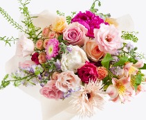 Soft and Delicate Delight Wrapped Bouquet
