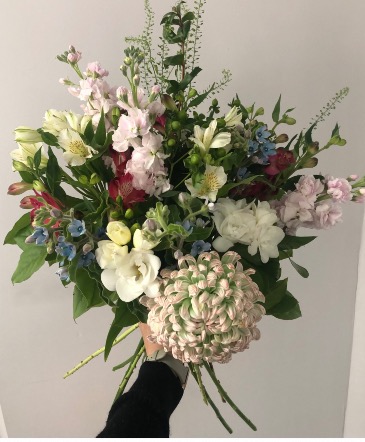 Soft and Elegant  Hand-Tied Bouquet in Aurora, ON | Petal Me Sugar Florist