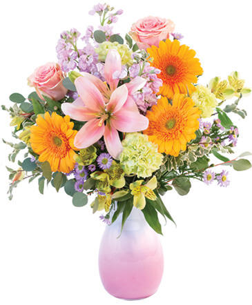 Soft & Bashful Bouquet in Lakefield, ON | Classic Flowers Lakefield
