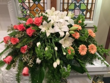Soft Beauty Funeral Casket Cover