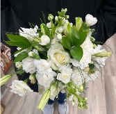 Soft Embrace White Nosegay