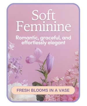 Soft Feminine – Designer's Choice Flower Arrangement