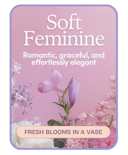 Soft Feminine – Designer's Choice Flower Arrangement