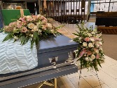 Soft Feminine Memorial Funeral Flowers