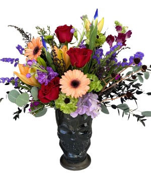 Spooky Blooms Halloween Arrangement