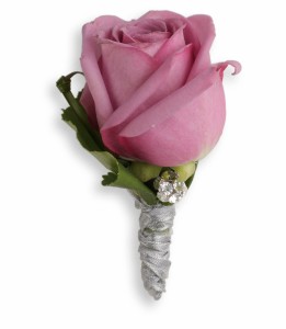 Soft Lavender Boutonniere HPR161A