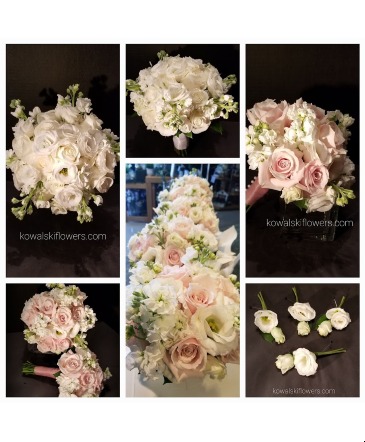 "Blushing Pinks" Wedding Flowers in Whitesboro, NY | KOWALSKI FLOWERS INC.