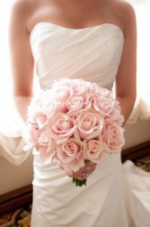 Soft Pink Roses Bridal Bouquet