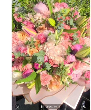 soft pinks bouquet 
