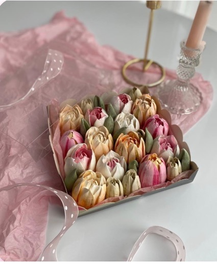  Soft Tulip Treat Edible Arrangement 