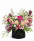 Softly Yours (black velvet) Velvet Box Arrangement