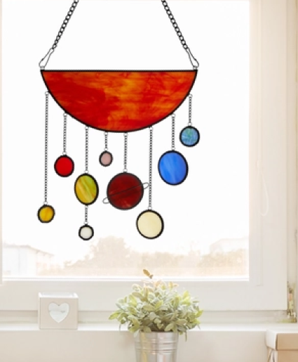 Solar System Stained Glass