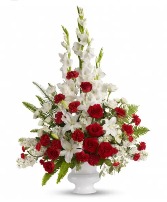 Solemnity White Urn 