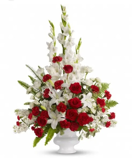 Solemnity White Urn 