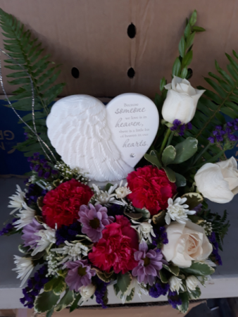 Some one in heaven Angel Wing keepsake