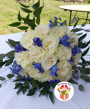 Something Blue Bridal Bouquet